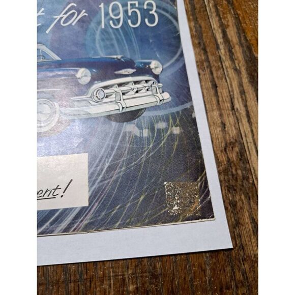 Vintage 1953 Chevrolet Bel Air 2 Door Sedan Original Brochure Dealer Booklet - Picture 2 of 8